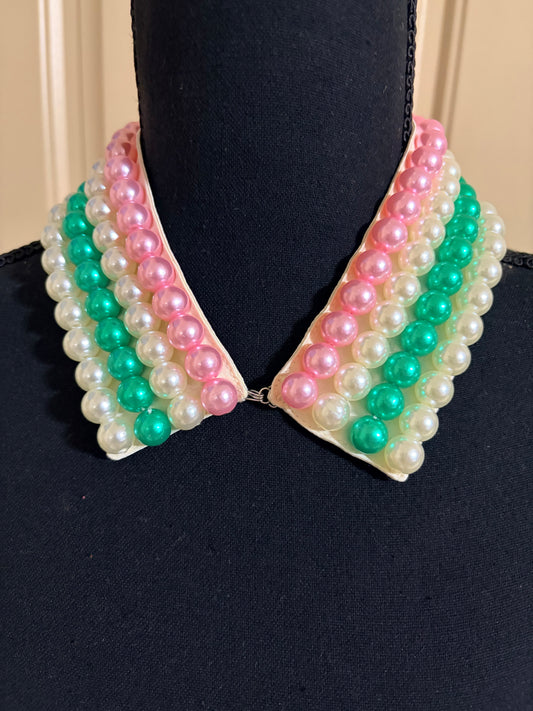 Pink/Pearl/Green Collar